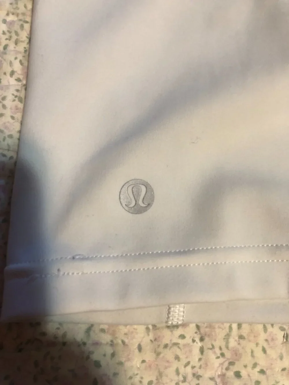 Lululemon White Activewear Tank Top, Size Small